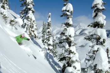 Wendy Fisher Skiing 3rd Bowl Crested Butte