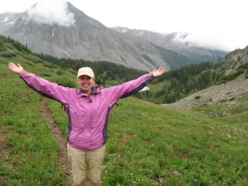 Tracey Flower Hiking in Vail Colorado