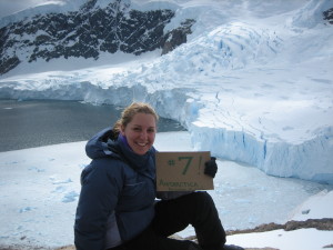 Tori Hogan in Antarctica